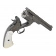 Пневматический револьвер ASG Schofield 6” Steel Grey - фото № 8