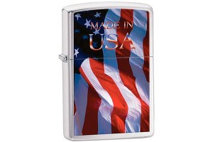 Зажигалка Zippo 24797 Made in USA Flags