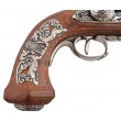 Макет пистолет дуэльный мастера Буте, никель (Франция, 1810 г.) DE-1084-NQ - фото № 4