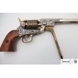 Макет револьвер морского офицера Colt Navy, латунь (США, 1851 г.) DE-1040-L - фото № 9