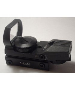 Коллиматорный прицел Target Optic 1x22x33, открытый, 4 марки, на Weaver
