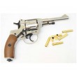 Пневматический револьвер Gletcher NGT R / RF Silver, пулевой (Наган) - фото № 3