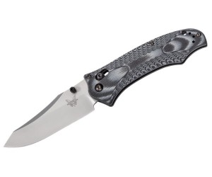 Нож складной Benchmade 950 Rift (G-10 серая рукоять, узор)