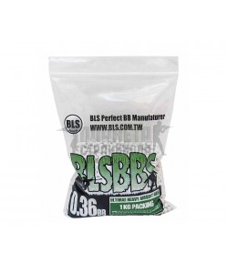 Шары для страйкбола BLS 0,36 г, 2700 штук (1 кг, белые) 1KG-P36