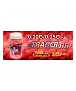Шары трассерные G&G Tracer 0,20 г, 2400 штук (красные) G-07-212