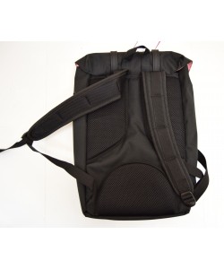 Рюкзак Herschel Little America Backpack 23.5L, черный с каучуковыми пряжками