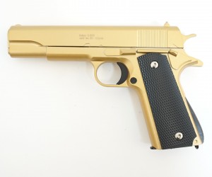 Страйкбольный пистолет Galaxy G.13GD (Colt 1911) золотистый