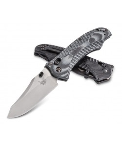 Нож складной Benchmade 950 Rift (G-10 серая рукоять, узор)