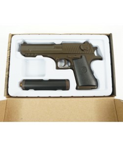 Страйкбольный пистолет Shantou Smart K111DS (Desert Eagle, с глушителем) G.17.2