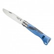 Нож складной Opinel Specialists Outdoor Junior №07, 7 см, нерж. сталь, свисток, синий - фото № 2