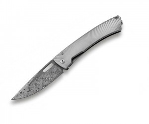 Нож складной LionSteel TiSpine Damascus TS1DR GM