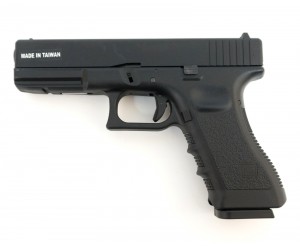 Страйкбольный пистолет KJW Glock G17 Gas, металл. затвор (KP-17-MS)