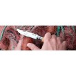 Нож складной Opinel Tradition №08, клинок 8,5 см, нерж. сталь, рукоять бук, чехол - фото № 5