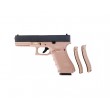 Страйкбольный пистолет WE Glock-18 Gen.4 Tan, сменные накладки (WE-G002B-TN) - фото № 10