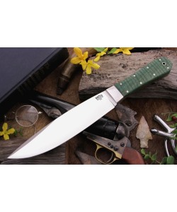 Нож Bark River Rogue Green Tigertail Maple Burl