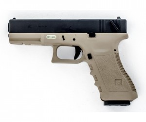 Страйкбольный пистолет WE Glock-18 Gen.3 Tan (WE-G002A-TN)
