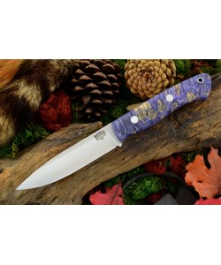 Нож Bark River Aurora Blue & Gold Elder Burl