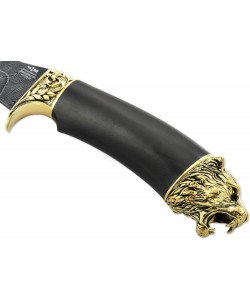 Нож ручной работы из дамасской стали ПИРАНЬЯ (2332)д