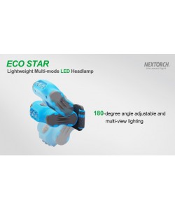 Налобный фонарь NexTORCH ECO-STAR (черный) светодиодный