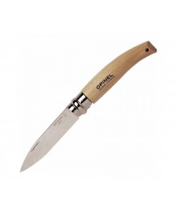 Нож складной Opinel Nature №08, садовый, 8,5 см, нерж. сталь, рукоять бук
