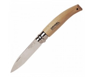 Нож складной Opinel Nature №08 садовый, клинок - 8,5 см, рукоять - бук