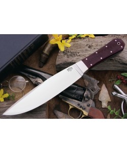 Нож Bark River Rogue Maroon Linen Micarta