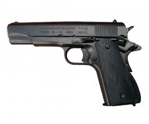 Макет пистолет Colt M1911 .45, пластик. рукоять (США, 1911 г.) DE-1227