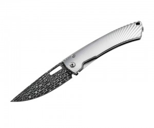 Нож складной LionSteel TiSpine Damascus TS1DL GS