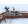 Макет пистолет дуэльный мастера Буте, никель (Франция, 1810 г.) DE-1084-NQ - фото № 7