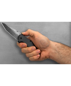 Нож полуавтоматический Kershaw Link Gray Tanto K1776TGRYBW