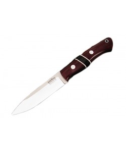 Нож Bark River Aurora Maroon Linen Micarta Black