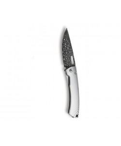 Нож складной LionSteel TiSpine Damascus TS1DL GS