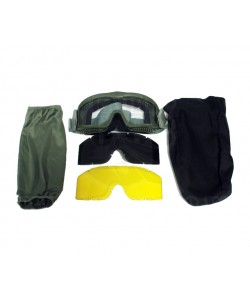 Очки защитные Daisy Tactical Riber, 3 сменные линзы, Green (TD-RK6-G)