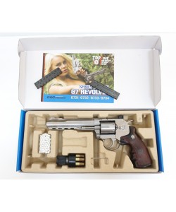 Страйкбольный револьвер G&G G733 SV (6”, Silver) (CO2-733-PST-SNB-NCM)