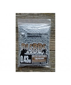 Шары для страйкбола BLS 0,43 г, 2300 штук (1 кг, серые) 1KG-P43