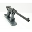Страйкбольный пистолет WE Luger P08 8” Black (WE-P003) - фото № 7