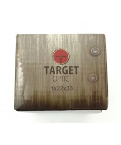 Коллиматорный прицел Target Optic 1x22x33, открытый, 4 марки, на Weaver