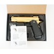 Страйкбольный пистолет Galaxy G.6GD (Colt Hi-Capa) золотистый - фото № 3