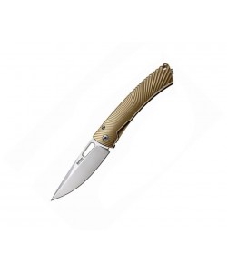 Нож складной LionSteel TiSpine Shine Gold TS1 BS