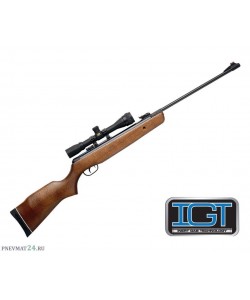 Пневматическая винтовка Gamo Hunter 440 IGT Combo (дерево, прицел 4x32) 4,5 мм