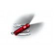 Нож-брелок Victorinox SwissLite 0.6228.T (58 мм, полупрозрачный красный) - фото № 1