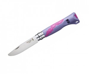 Нож складной Opinel Specialists Outdoor Junior №07, 7 см, нерж. сталь, свисток, фуксия