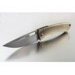 Нож складной LionSteel TiSpine Shine Gold TS1 BS - фото № 2
