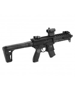 Пневматическая винтовка Sig Sauer MPX BLK-R (CO₂, коллиматор) 4,5 мм