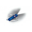 Нож-брелок Victorinox SwissLite 0.6228.T2 (58 мм, полупрозрачный синий) - фото № 1