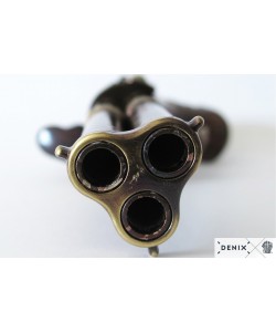 Макет пистолет кремневый трехдульный, под дерево (Франция, XVIII век) DE-5309