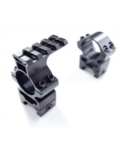 Кольца 25,4 мм на Weaver, 1 кольцо с Weaver наверху (P24-0134)