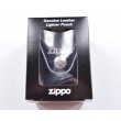Чехол для зажигалки Zippo LPCBK из кожи, с клипом, черный - фото № 6