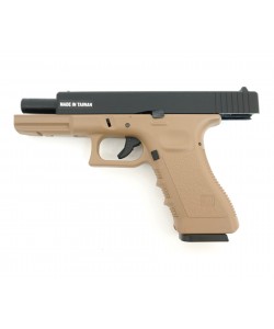 Страйкбольный пистолет KJW KP-17 Glock G17 CO₂ Tan, металл. затвор
