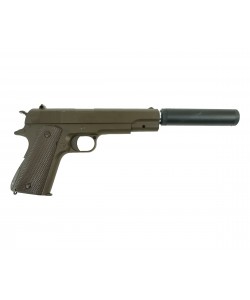 Страйкбольный пистолет Shantou Smart K116DS (Colt 1911, с глушителем) G.17.4